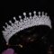 Jorsnovs Fashion CZ Bride Hair Accessories for Wedding Cubic Zirconia Tiaras Quinceanera Crowns Coronas Bridal Headband