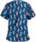 Print Scrubs for Women 2024 Summer Plus Size Scrub Tops V-Neck Fun T Shirts Workwear Workers Uniform Tee with Pockets
