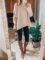 ANRABESS Womens Turtleneck Oversized Sweater 2023 Long Batwing Sleeve Asymmetric Hem Casual Knit Pullover Tunic Sweater