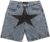 ELKNLMU Hip Hop Streetwear Denim Shorts Star Jean Shorts Harajuku Cargo Shorts Y2K