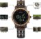BOBO BIRD Women Wooden Watches Luxury Wood Metal Strap Chronograph & Date Display Quartz Watch Fashion Zebra Wood Casual Business Ebony Wristwatches
