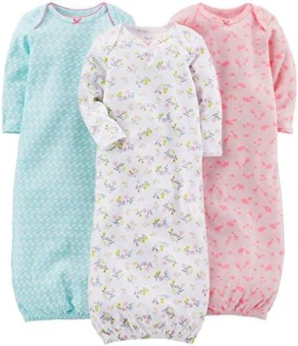 Simple Joys by Carter’s Girls’ 3-Pack Cotton Sleeper Gown