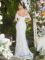 Ever-Pretty Women’s Off-Shoulder Mermaid Sweep Train Long Wedding Dresses for Bride 0136C