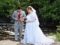 Women’s Lace Wedding Dresses for Bride with 3/4 Sleeves Plus Size Bridal Gown