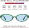 AIEYEZO Retro Oval Sunglasses for Women Fashion Small Oval Frame Sun Glasses 90s Vintage Style Shades