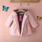 Baby Toddler Girls Fall Winter Trench Coat Wind Hooded Jacket Kids Outerwear