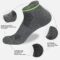 FUNDENCY 6 Pack Men’s Ankle Athletic Socks Low Cut Breathable Running Tab Socks with Cushion Sole