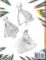Princess Bridal Dress Coloring Book For Girls: Gown Coloring Book. Fashion Coloring Book For Girls Fun.50 Designs Of Fashion And Fresh Style.