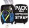 Compression Strap for Packable Luggage Organizer – Packing Our Collapsible Hanging Shelves in Your Suitcase Backpack & Carry-On Bags has Never Been Easier – Designed for Pack Gear Travel Accessories