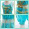 Jasmine Costume Dress for Girls Kids Princess Arabian Dress Up Clothes with Accessories Birthday Gift Girl Role Play Outfit