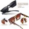 racico Trendy Cat Eye Sunglasses Women – 2 pack Vintage Oversized Cateye Style Square Sun Glasses Women Men