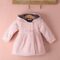 Baby Toddler Girls Fall Winter Trench Coat Wind Hooded Jacket Kids Outerwear