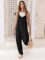 ANRABESS Women’s Casual Loose Sleeveless Jumpsuits Adjustbale Spaghetti Strap V Neck Harem Long Pants Overalls with Pockets