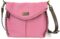 CHALA Charming Crossbody Bag With Flap Top | Flap and Zipper Cross-Body Purse or Shoulder Handbag with Metal Chain – Pink