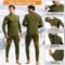 romision Thermal Underwear for Men Long Johns Fleece Lined Hunting Gear Bottom Top Set Base Layer for Cold Weather XS-4XL