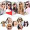 BLOSSOM: SOJOS Large Plastic Round Sunglasses – Classic Retro Vintage Style for Women and Men