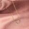Tewiky Cute Heart Necklace Tiny 14k Gold Heart Pendant Choker Necklaces Small Gold Love Open Heart Chain Necklace for Women Dainty Gold Necklace Gifts for Her