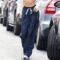 UAURORAO Women Streetwear Sweatpants Elastic Waist Loose Wide Leg Joggers Y2k Star Print Baggy Cargo Pants Punk Harajuku 90s