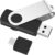 ABLAZE 128GB Flash Drive with Type C Adater, USB 2.0 Thumb Drive