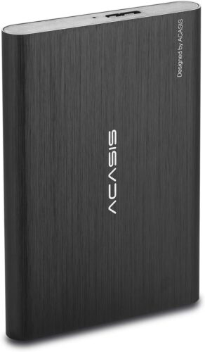 ACASIS 500GB USB3.0 2.5″ Portable External Hard Drive for Desktop Laptop HDD Hard Disk (500GB, Black)