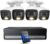 ANNKE Security Camera System, 3K Lite 5-in-1 H.265+ 8CH eDVR with 1TB eSSD and (4) 1080p (2MP) Weatherproof Surveillance Wired Cams, AI Human/Vehicle Detection, Smart Color Night Vision, Email Alert