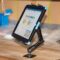 ARKON Mounts – Heavy-Duty Tablet Mount | Secure Drill Base for Cars, Walls, and Tables | Adjustable Arm Ensures Perfect Positioning | Universal Tablet Stand and Holder | Great for iPad Wall Mount