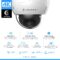 Amcrest UltraHD 4K (8MP) Outdoor Security PoE IP Camera, 3840×2160, 98ft NightVision, 2.8mm Lens, IP67 Weatherproof, IK10 Vandal Resistant Dome, MicroSD Recording, White (IP8M-2493EW-AI-V3)