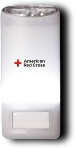 American Red Cross Eton Blackout Buddy Color Motion Activated Emergency LED Flashlight and Nightlight, White