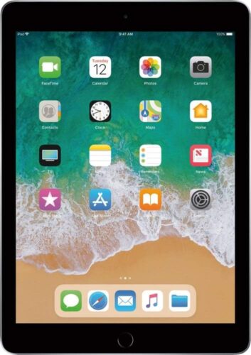 Apple iPad (5thGEneration) Wi-Fi, 128GB – Space Gray (Renewed)