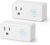 BN-LINK WiFi Heavy Duty Smart Plug Outlet, No Hub Required with Timer Function, White, Compatible with Alexa and Google Assistant, 2.4 Ghz Network Only (2 Pack)