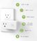 BN-LINK WiFi Heavy Duty Smart Plug Outlet, No Hub Required with Timer Function, White, Compatible with Alexa and Google Assistant, 2.4 Ghz Network Only (2 Pack)