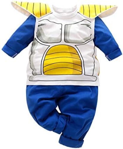 Beal Shopping Baby Clothes Newborn Jumpsuits Baby Lovely Anime Long Sleeve Cartoon Clothes Set Tops + Pants