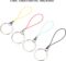 Bememo 20 Pieces Nylon Flash Drive Lanyard Keyrings with Color Strap for ID Card USB ID Card MP3 Player Keys Cellphone Keychain, 4 Colors