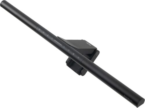 BenQ ScreenBar Pro LED Monitor Light (Black)/Ultrawide Illumination/Motion Sensor/Adjustable Brightness and Color Temperature/Eye-Care Light Bar/No Screen Glare/Space Saving/Curved Monitors/USB-C