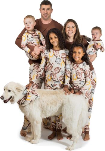 Burt’s Bees Baby Baby Womens Family Jammies, Matching Holiday Pajamas, Organic Cotton PJs