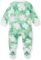 Burt’s Bees Baby Boys’ Sleep & Play PJs, 100% Organic Cotton One-Piece Zip Front Jumpsuit, Baby Boys Footie Pajamas & PJs