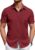 COOFANDY Men’s Short Sleeve Button Down Shirts Summer Untucked Casual Dress Shirts with Pocket