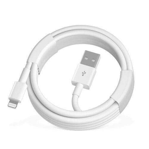Car Carplay Cable, 3.3FT Car Charger Cord, USB A to Lightning Cable Compatible for Apple iPhone 14 13 12 11 Pro Max XR XS X 8 7 6 Plus SE iPad, One Pack,White, Car Charging Cable