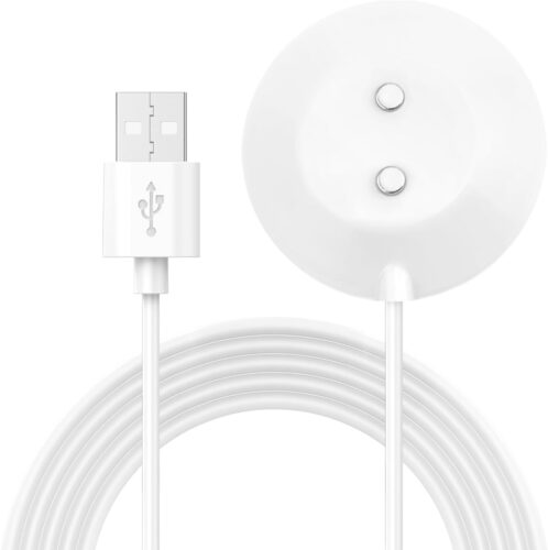 Charger Cable Compatible for Rose Toy Replacement Magnetic USB Charging Stand Adapter Accessories for Rose Massagers Toy (White)