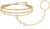 Cicy Bell Hand Chain Bracelets for Women 18K Gold Plated