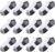 Comfoex 12 Pairs Boys Ankle Cushioned Socks Athletic Low Cut Sports Breathable Socks For Kids 4-6 6-8 8-10 10-12 Years Old