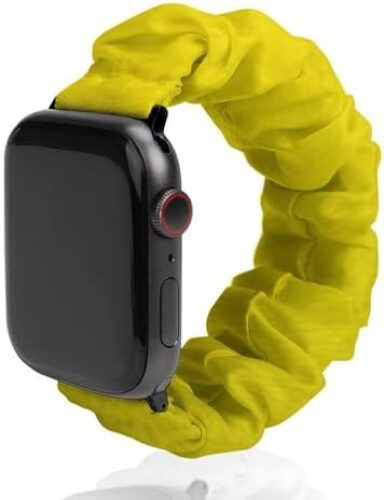 Compatible with Apple Watch Band 38mm 40mm Series 6 Series 5 Series 4 Series 3 Series 2 Series 1 American Red Line Yellow Softball iWatch Bands Womens Mens