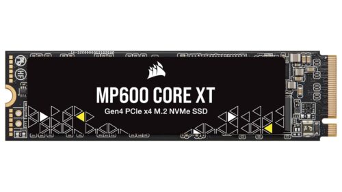 Corsair MP600 CORE XT 1TB M.2 PCIe Gen4 NVMe SSD – Up to 5900MB/s – QLC NAND – M.2 2280 – for PCIe 4.0 Notebooks and Desktops – Black