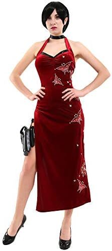 Cosplay.fm Women’s Game Cosplay Costume Dress Embroidered Cheongsam