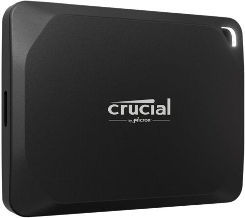 Crucial X10 Pro 1TB Portable SSD – Up to 2100MB/s Read, 2000MB/s Write Compact Storage for videographers, Photographers, and Gamers, USB 3.2 – External Solid State Drive