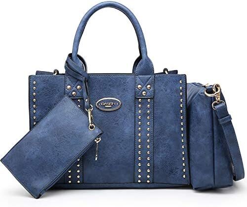 Dasein 3PCS Purses for Women Tote Purse and Handbag Top Handle Satchel Bags, Wallet, Purse Set Hobo Bag