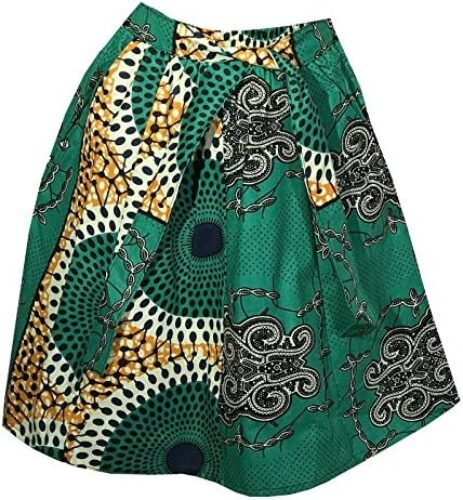 Decora Apparel Ankara Print Kente Skirt Girls Clothes 2-5 Year Kids African Clothing One Size