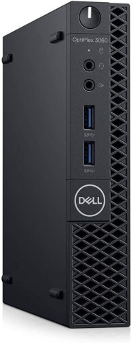 Dell OptiPlex 3060 Tiny Computer Micro Tower PC, Intel Core i5-8500T Processor, 16GB DDR4 Ram, 512GB NVMe SSD, Display Port, HDMI, Wi-Fi, Wireless Keyboard & Mouse, Windows 10 Pro (Renewed)