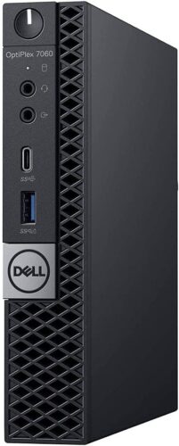 Dell Optiplex 7060 Micro MFF Desktop PC Intel i7-8700T 6-Cores 2.40GHz 32GB DDR4 New 1TB M.2 NVMe SSD WiFi BT HDMI New KB & Mouse Windows 10 Pro (Renewed)