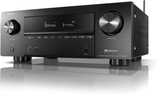 Denon AVR-X2700H 8K Ultra HD 7.2 Channel (95 Watt X 7) AV Receiver – Built for Gaming, Music Streaming, 3D Audio & Video, Alexa + HEOS